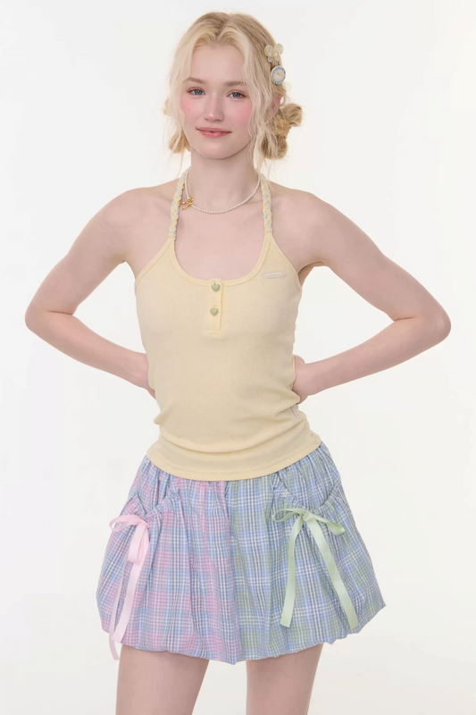 Twist Braid Halter Top