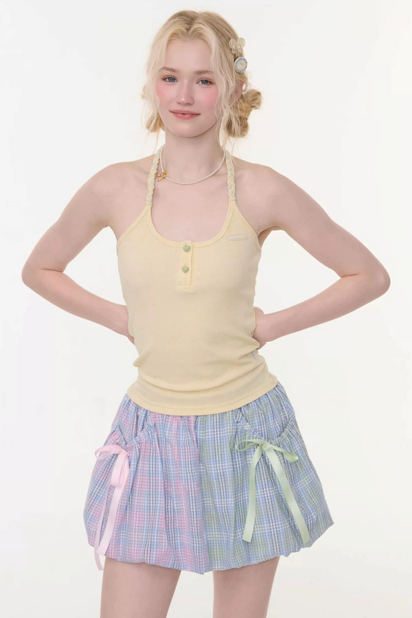 Twist Braid Halter Top