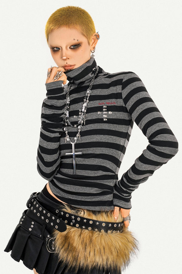 American Girl Striped Long-Sleeve Shirt