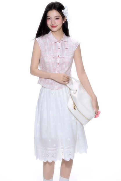 Short-Sleeve Color Block Shirt