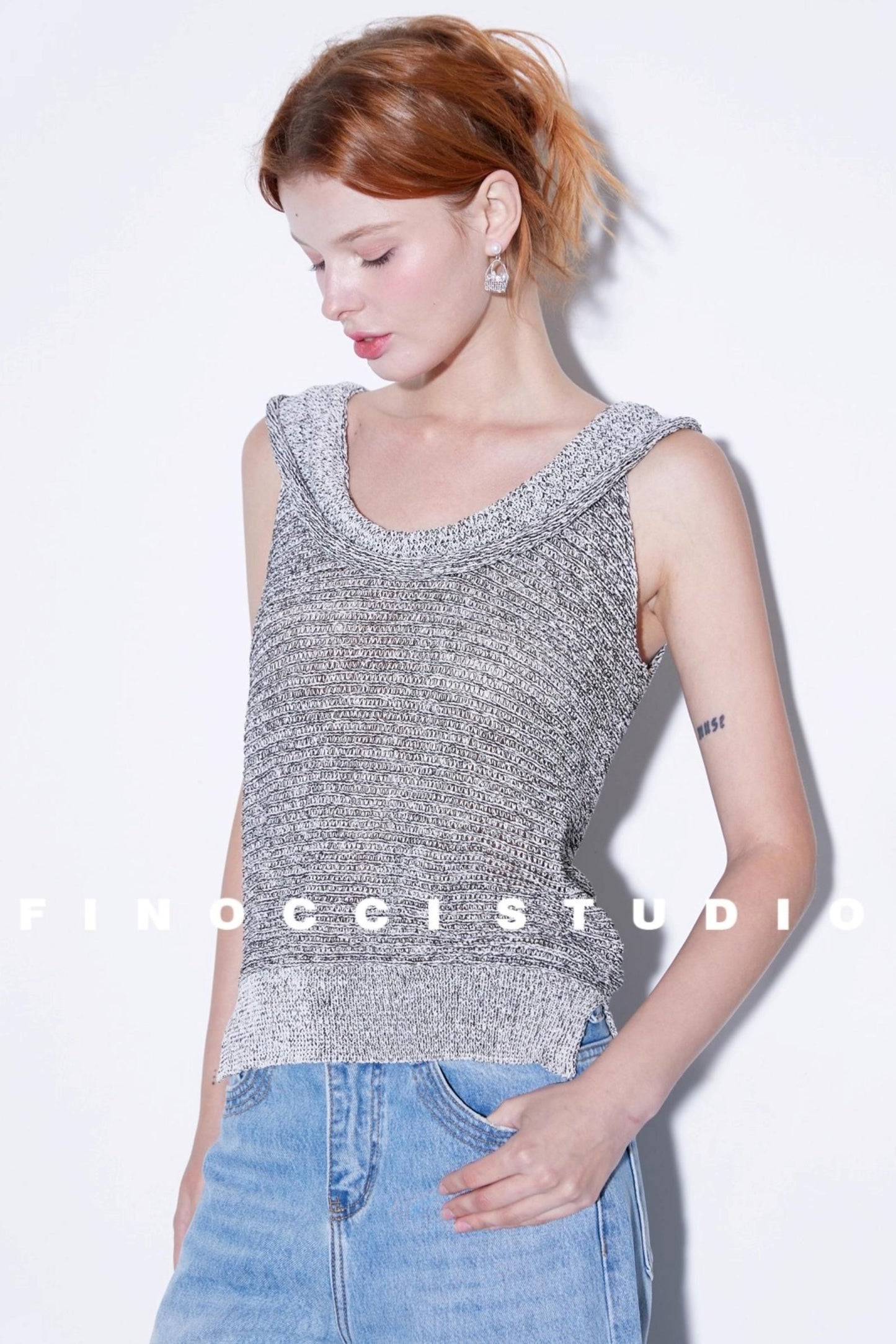 Natural Breathable Knitted Top