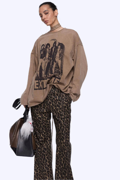 Backless Long Sleeve Tee