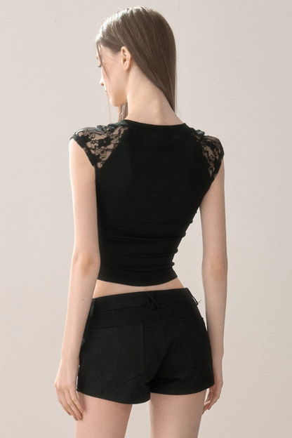 Lace Patchwork Summer Top