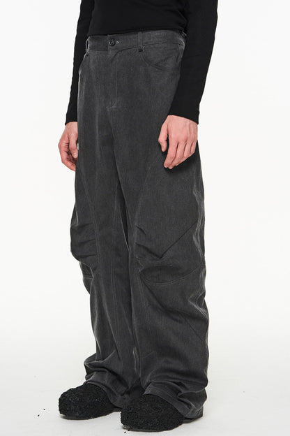 Cotton Loose Cargo Trousers