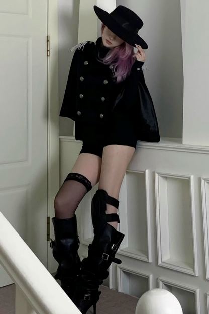 Detachable Tassel Cape