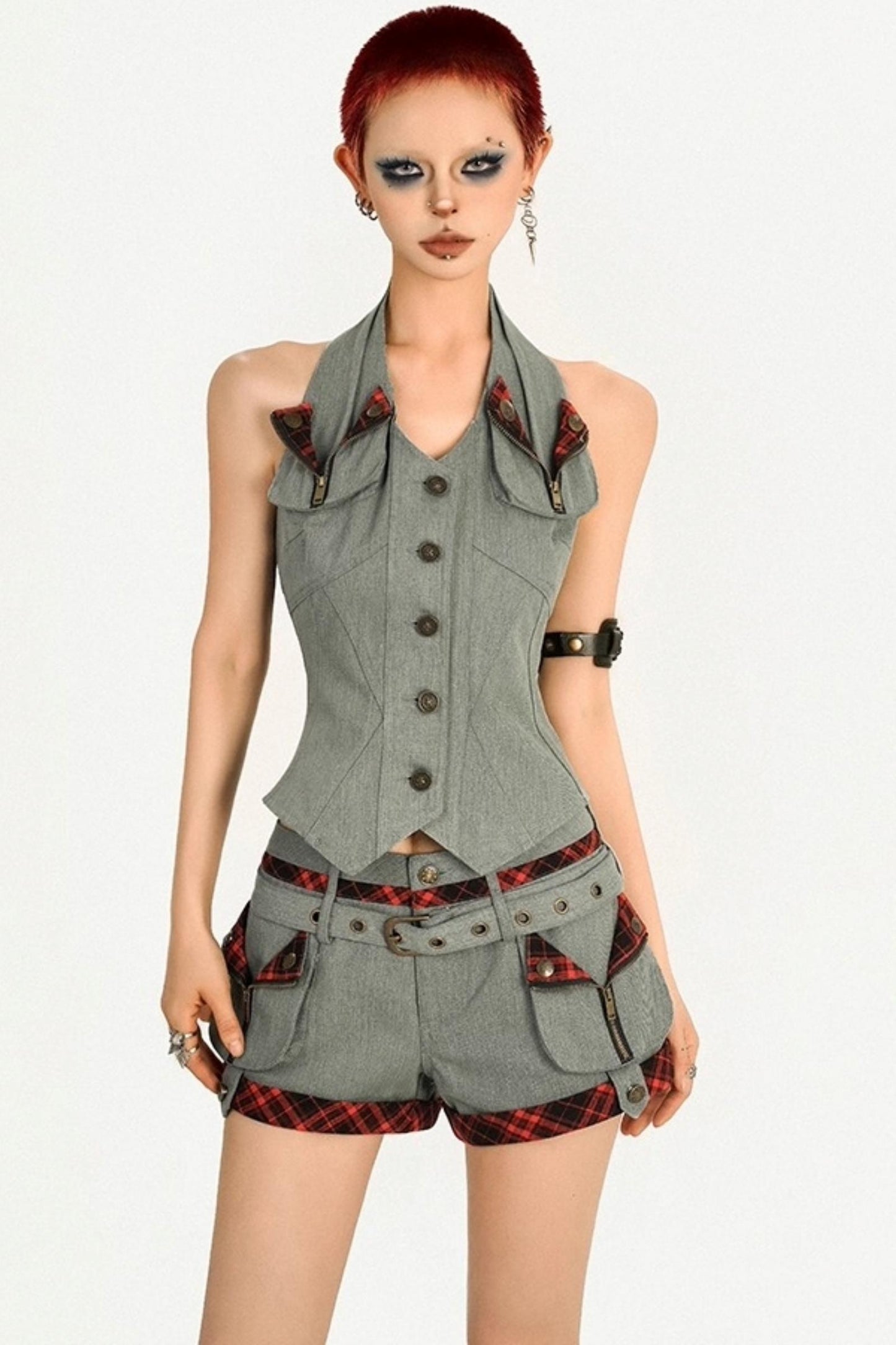 Original V-Neck Suit Shorts