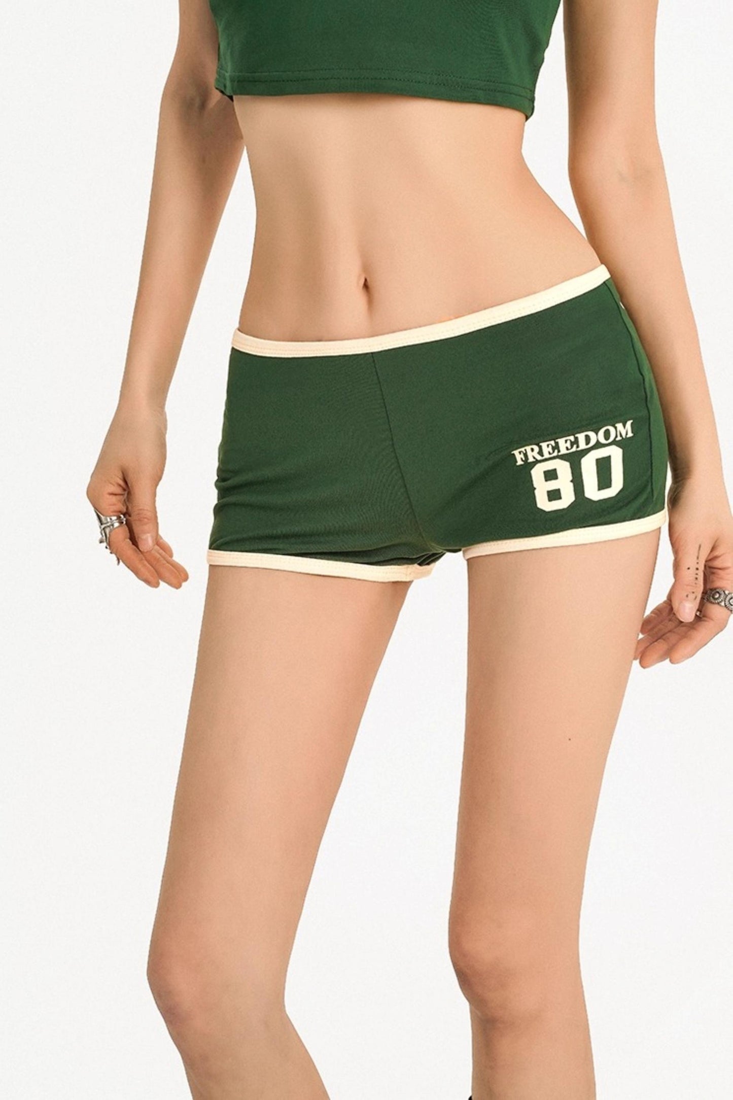 Summer Athleisure Crop Top Set