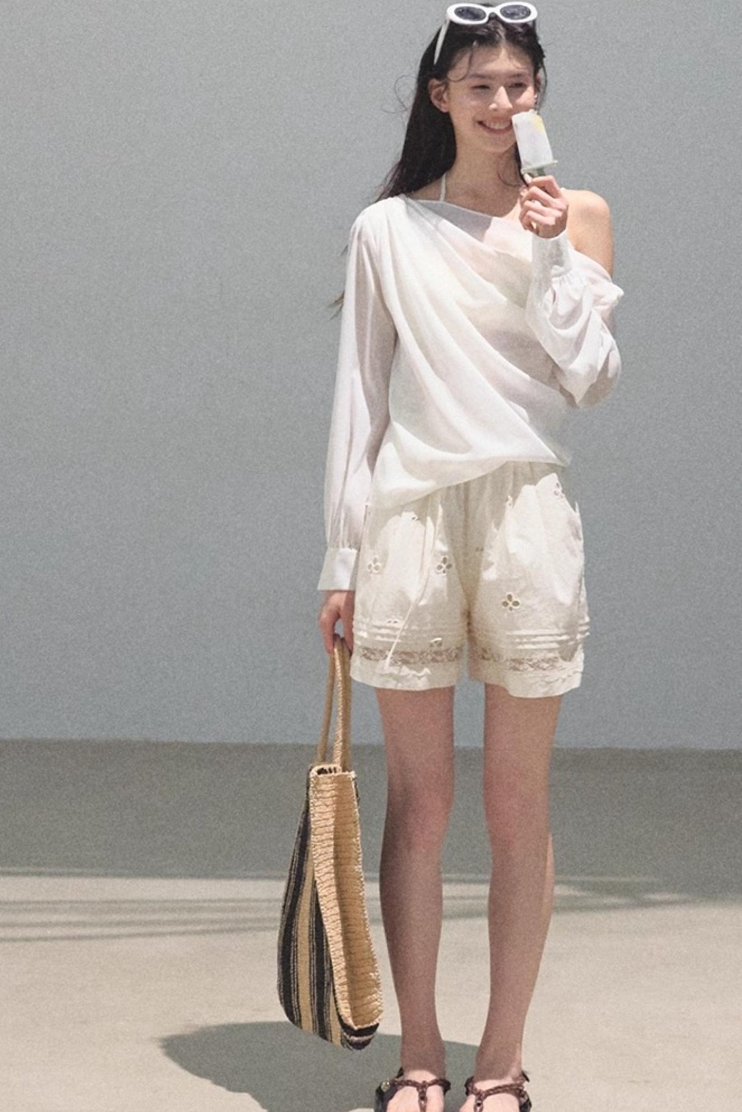 Summer Rome Cut-Out Shorts