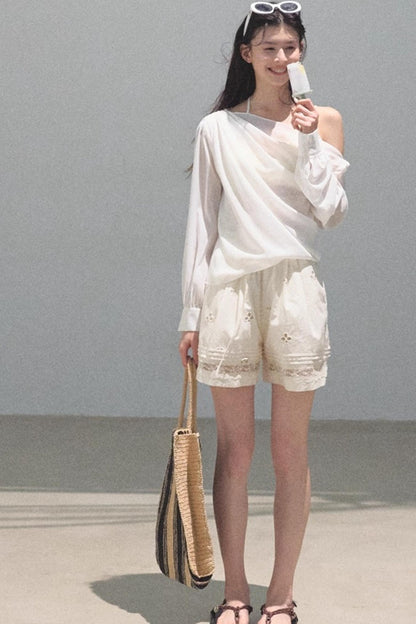 Summer Rome Cut-Out Shorts