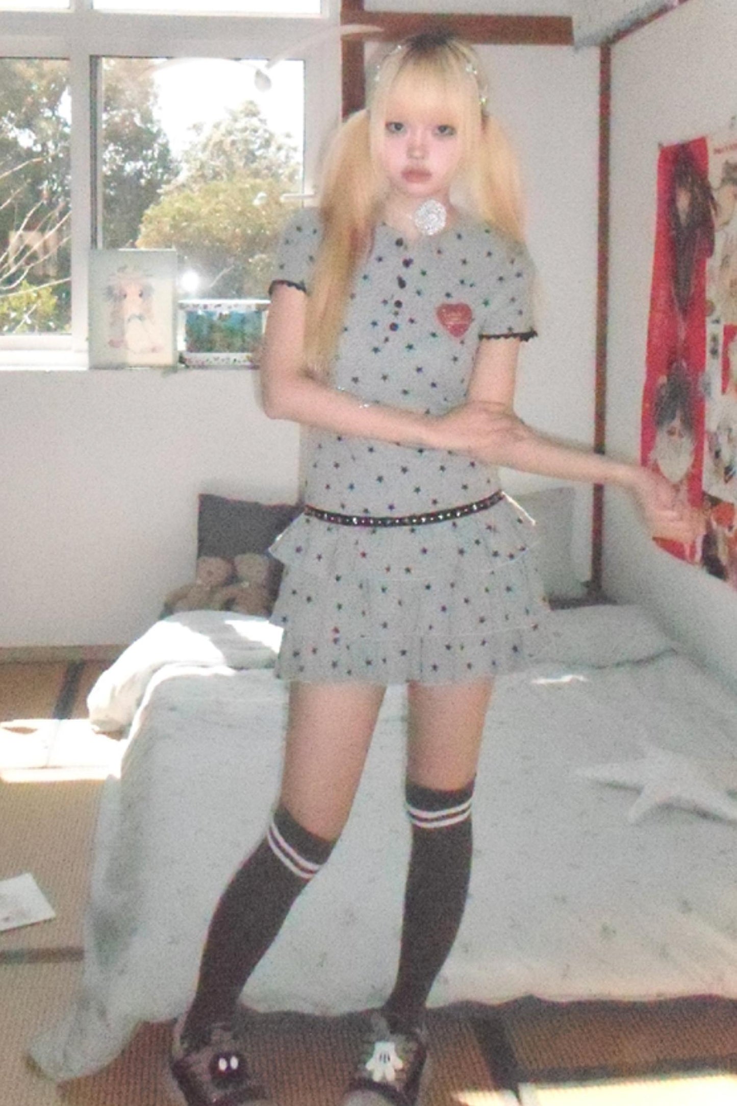 Starry Layered Cake Dress