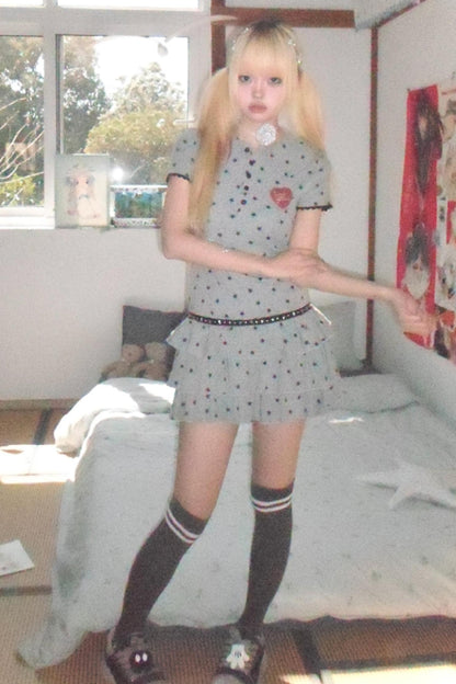 Starry Layered Cake Dress