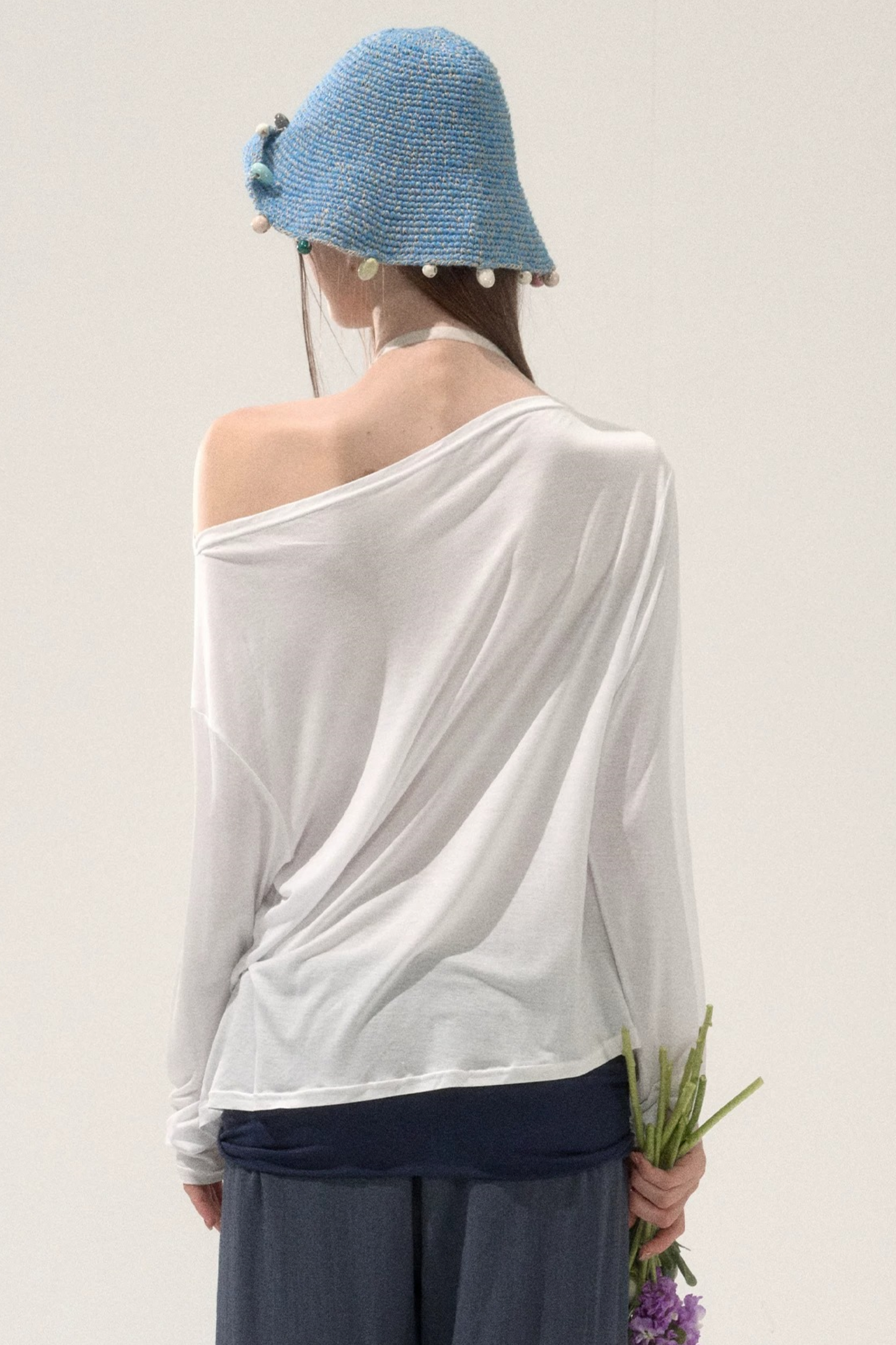 Asymmetrical Printed T-Shirt