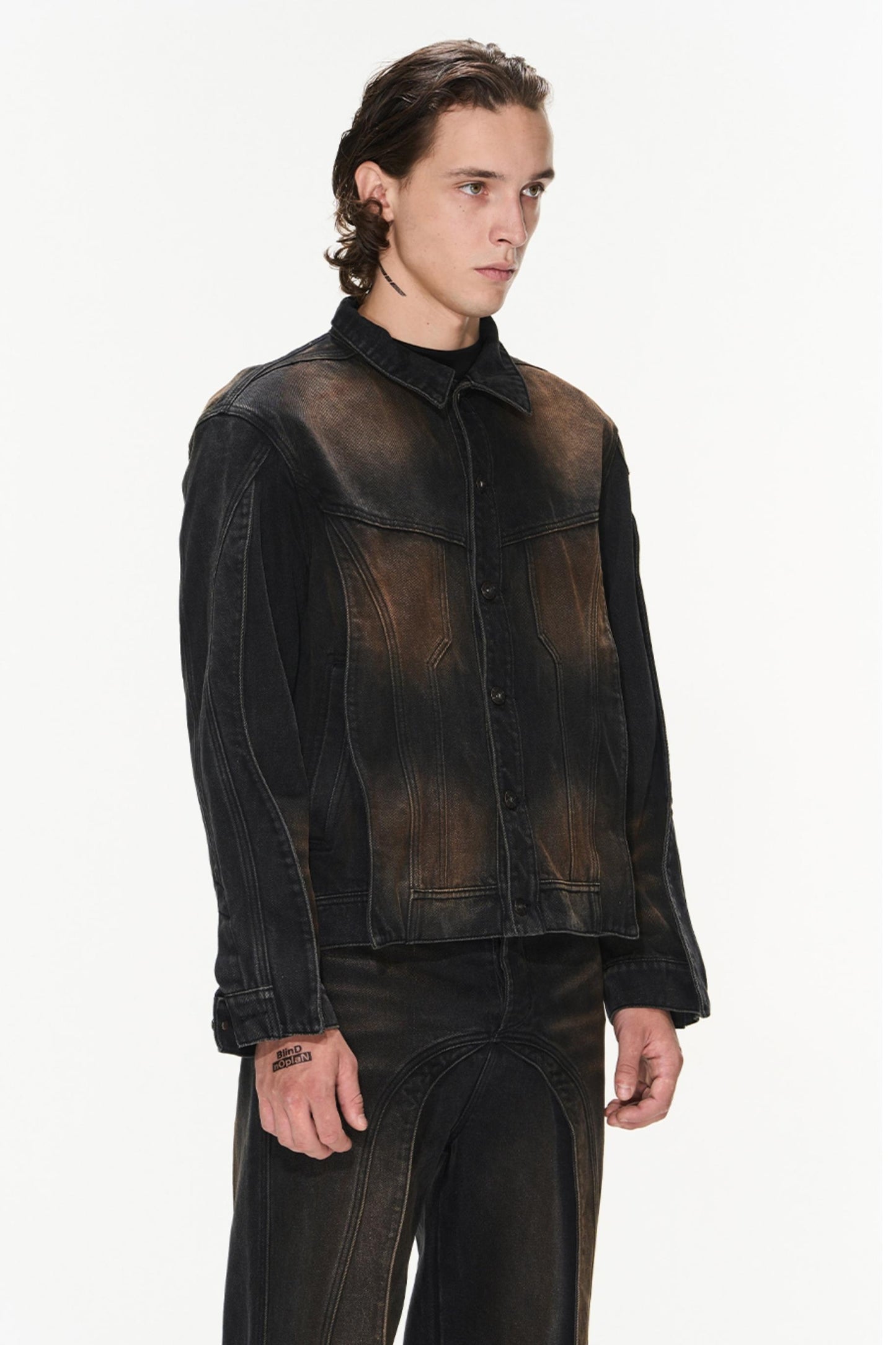 Aged Fall Denim Jacket