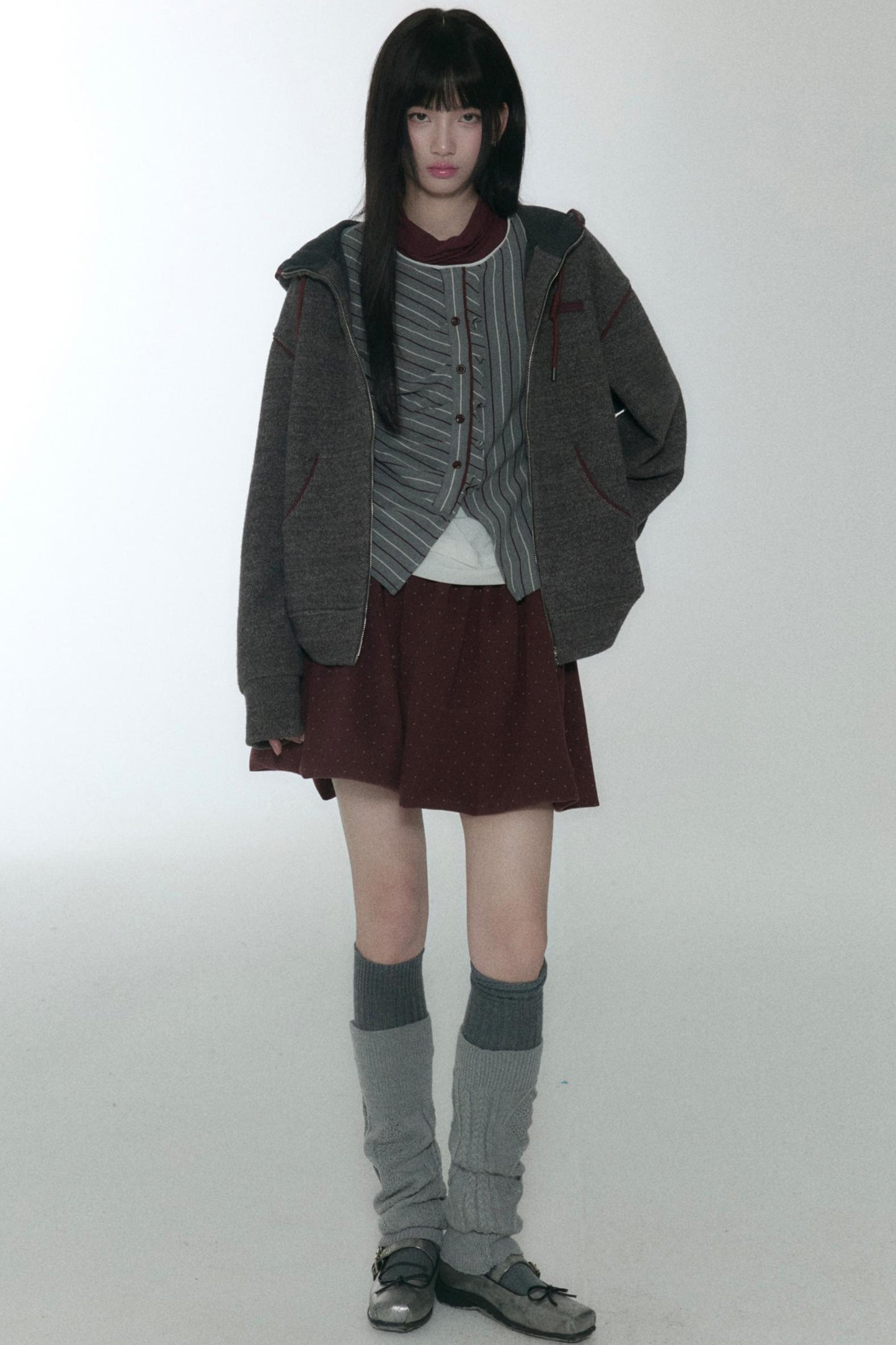 Layered Stripe Long Sleeve Top