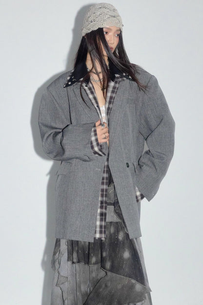 Forest Chiffon Ruffle Skirt