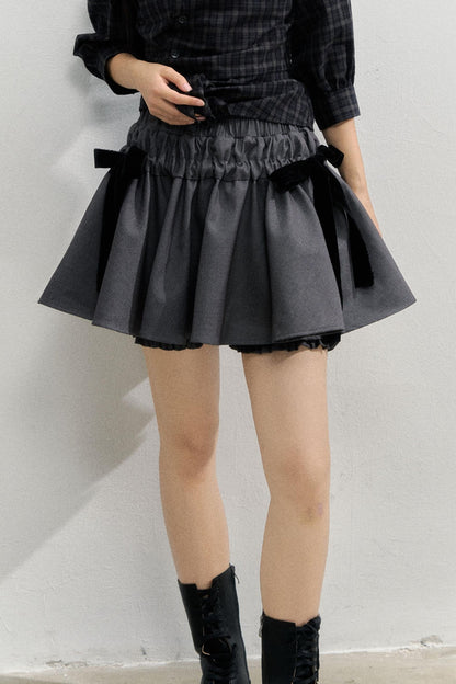 Velvet Puffy Skirt
