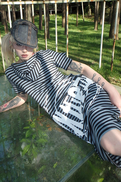 Stripe Multi-Wear T-Shirt Dress