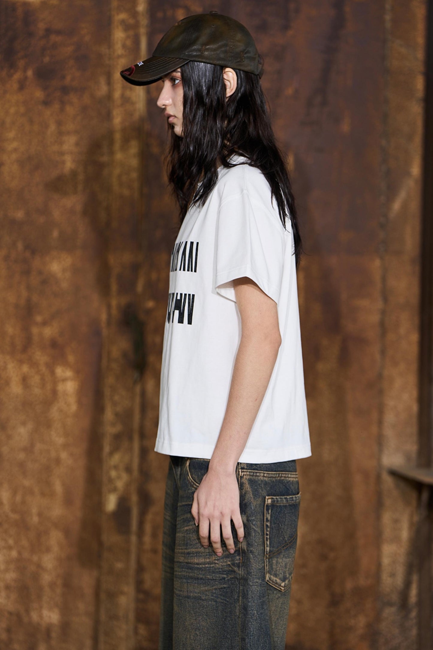 Reflect Print Cotton T-Shirt