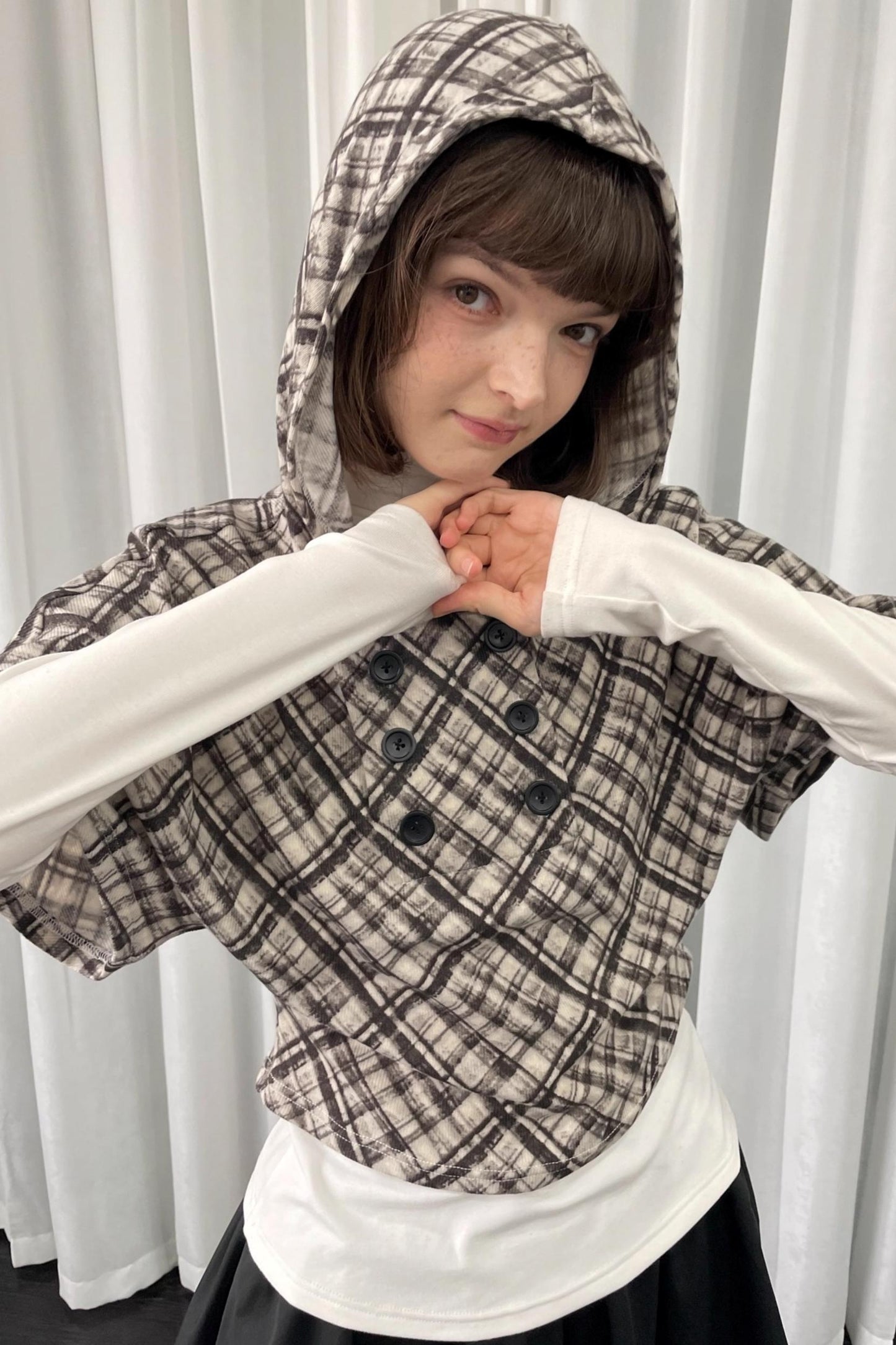 Striped Hooded Sweatshirt