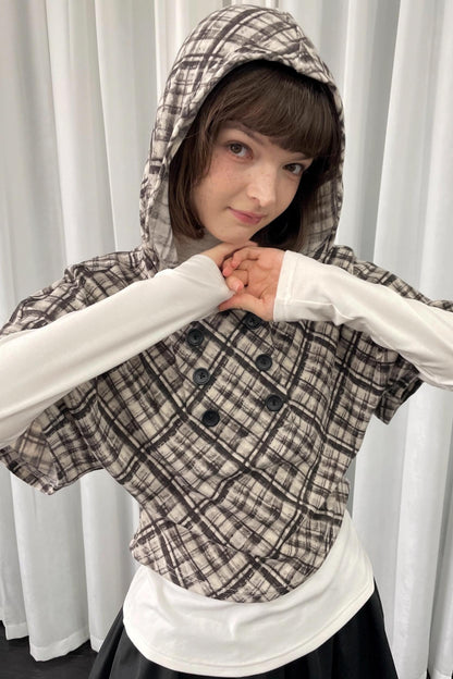 Striped Hooded Sweatshirt