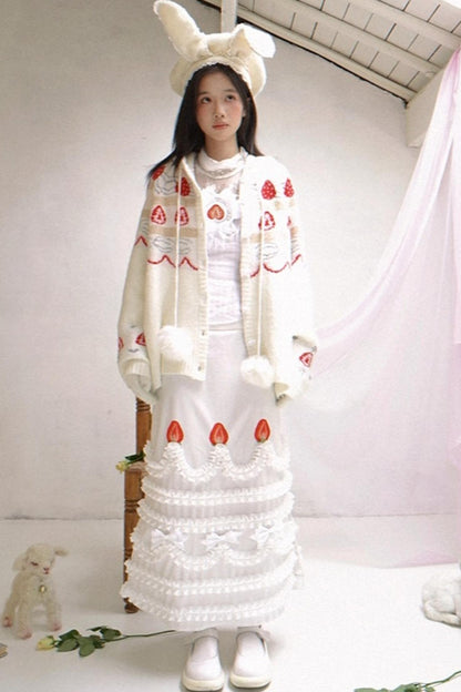 Happy Strawberry Cake Skirt