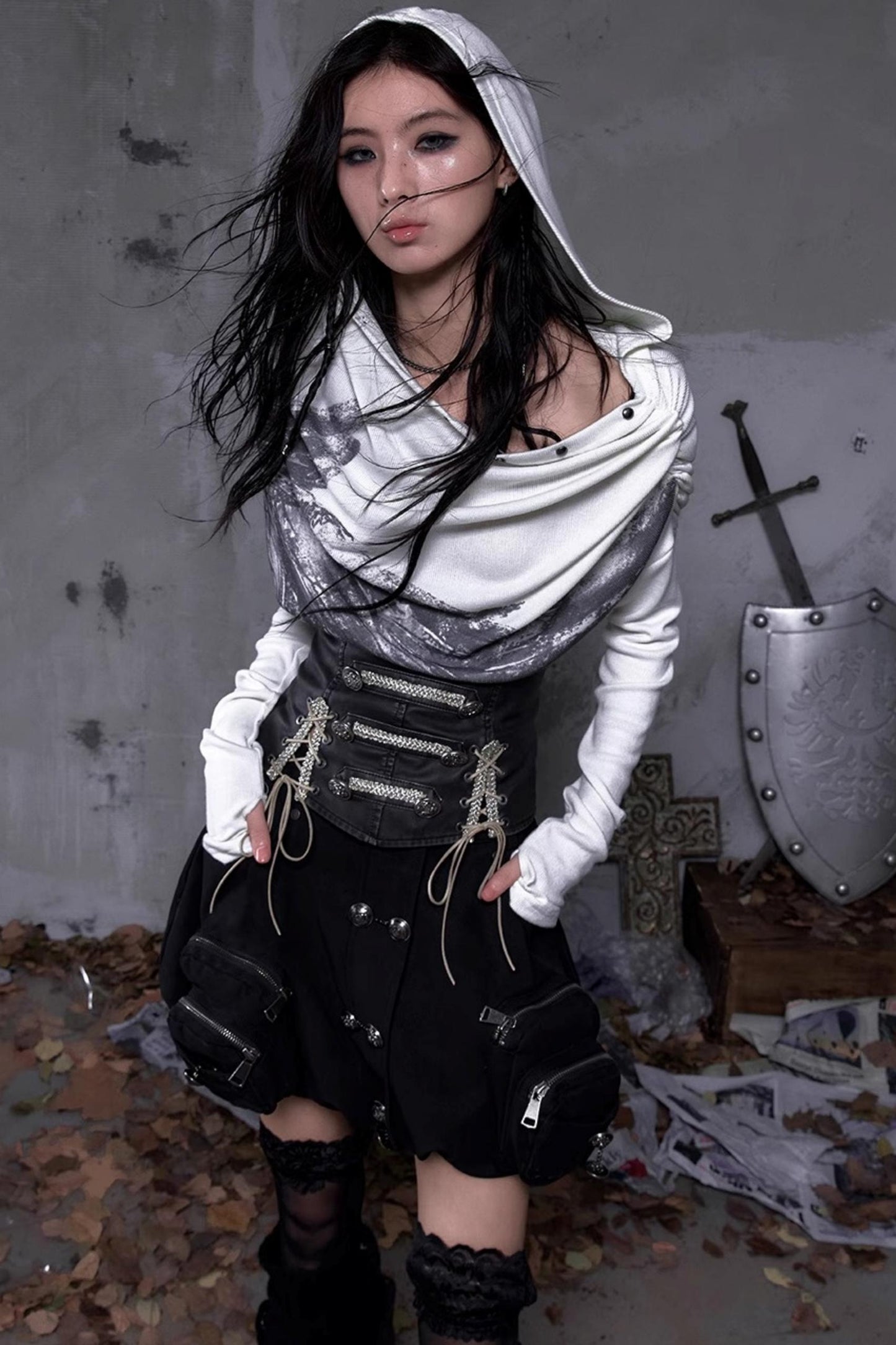 Vintage Knight Leather Waist Seal