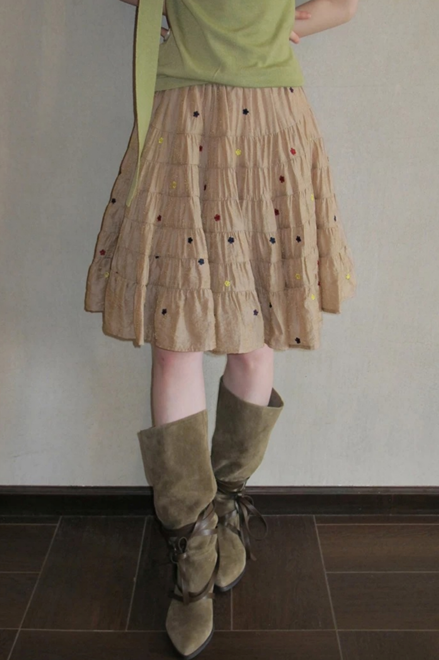Sparkling Polka Dot Skirt