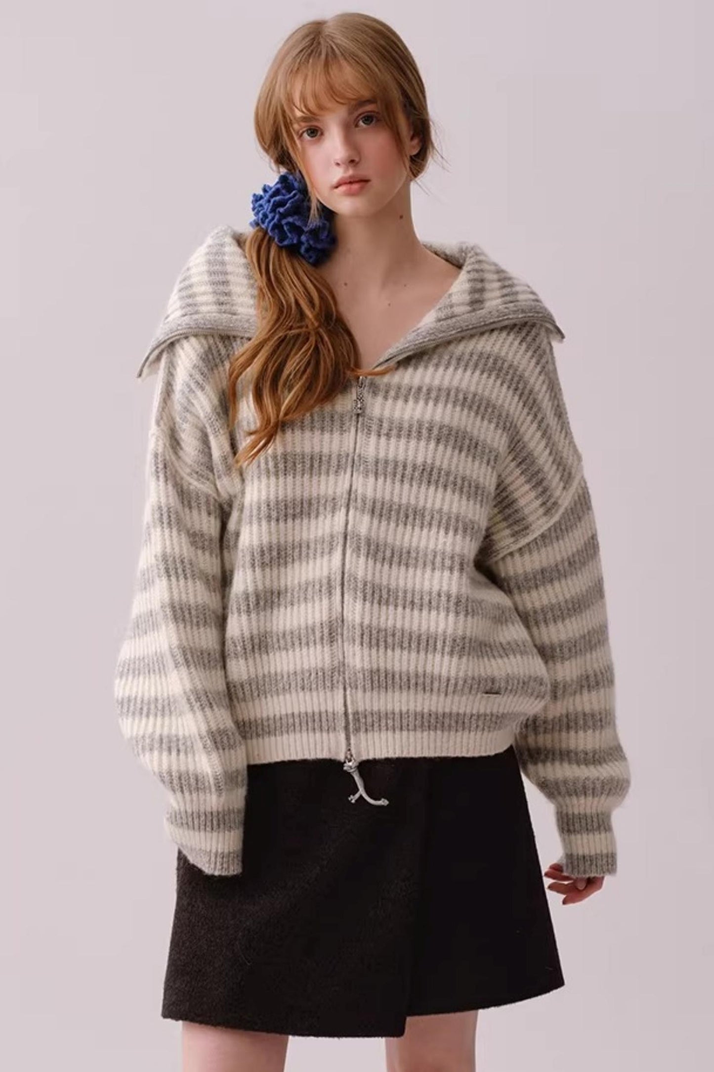 Multi-Color Lace Yarn Hair Tie