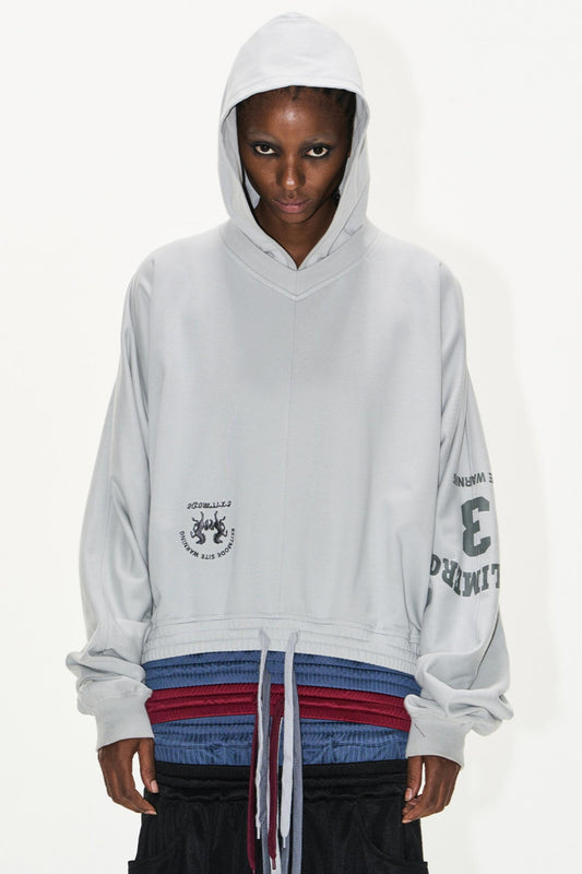 Layered Hooded Sweater Pants