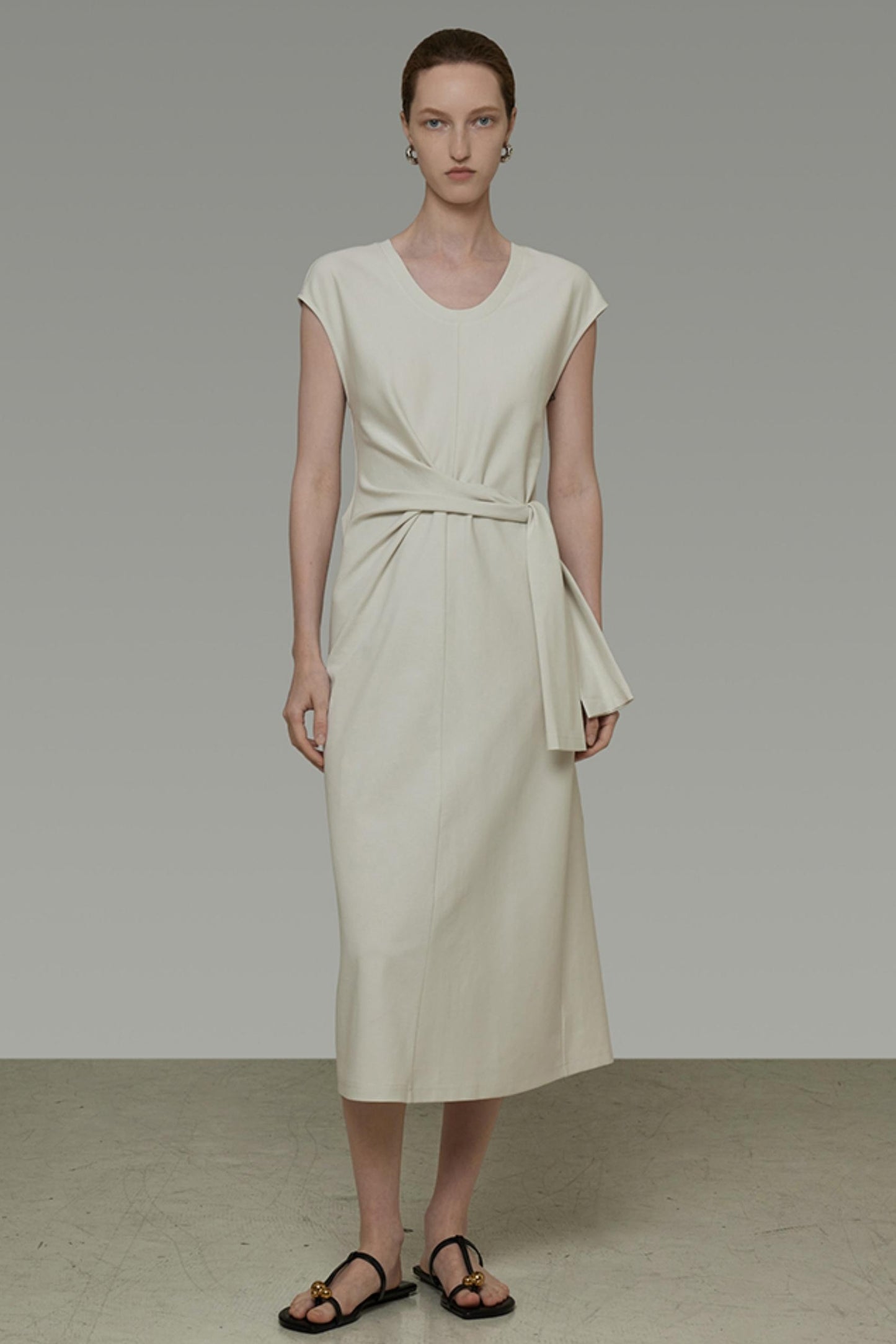 Summer Asymmetric Tie Dress