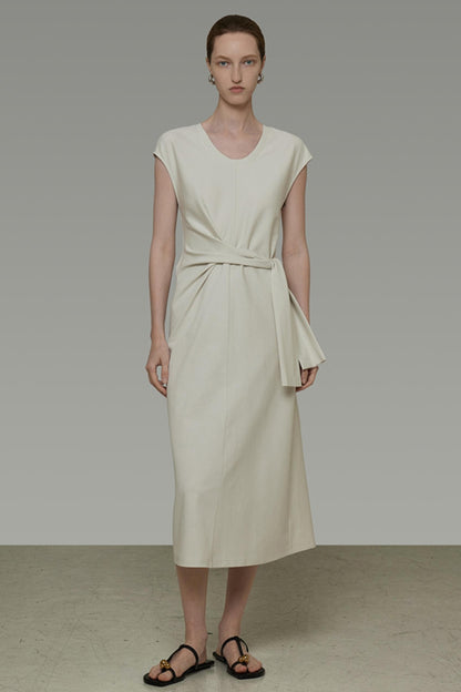 Summer Asymmetric Tie Dress