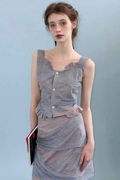 Sweet Camisole Skirt Set-Up