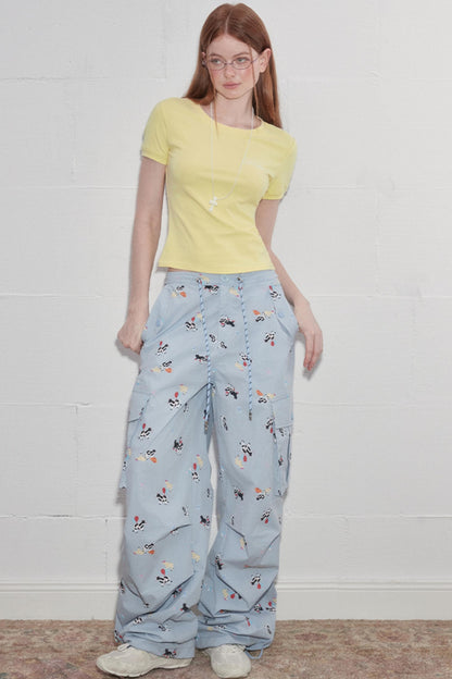 Solid Shoulder Hot Drill T-Shirt