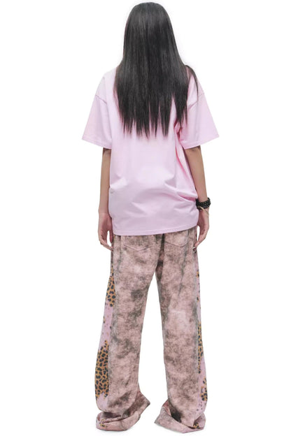 Tie-Dye Distressed Sweatpants