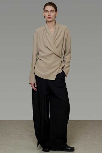 Irregular Autumn Loose Shirt