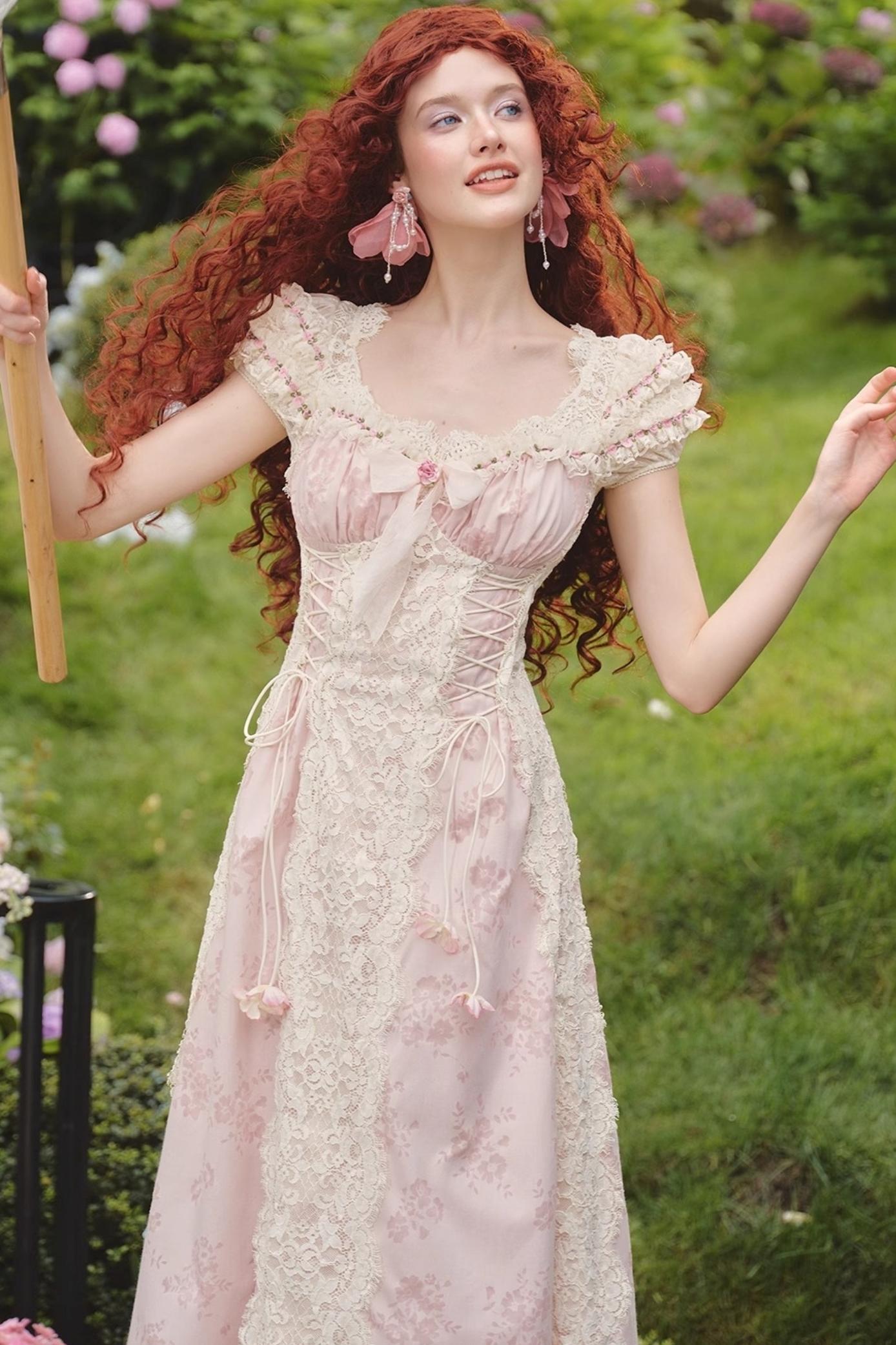 French Sweet Lace Dress