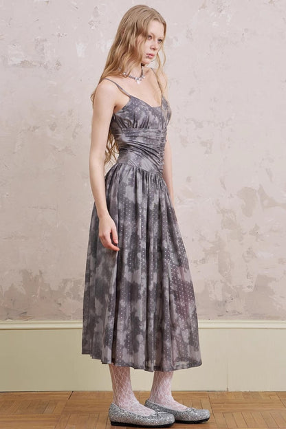 Polka Dot Maxi Dress