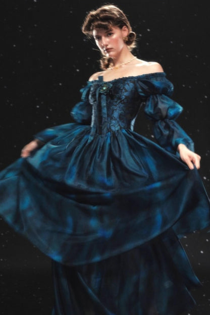 Helena Morpho Lace Dress