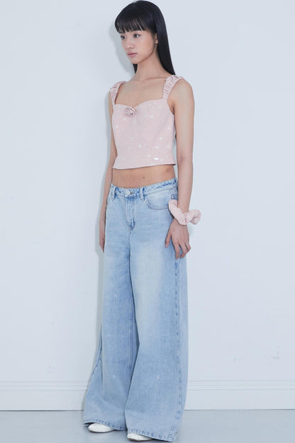 Rose Embossed Hair Band