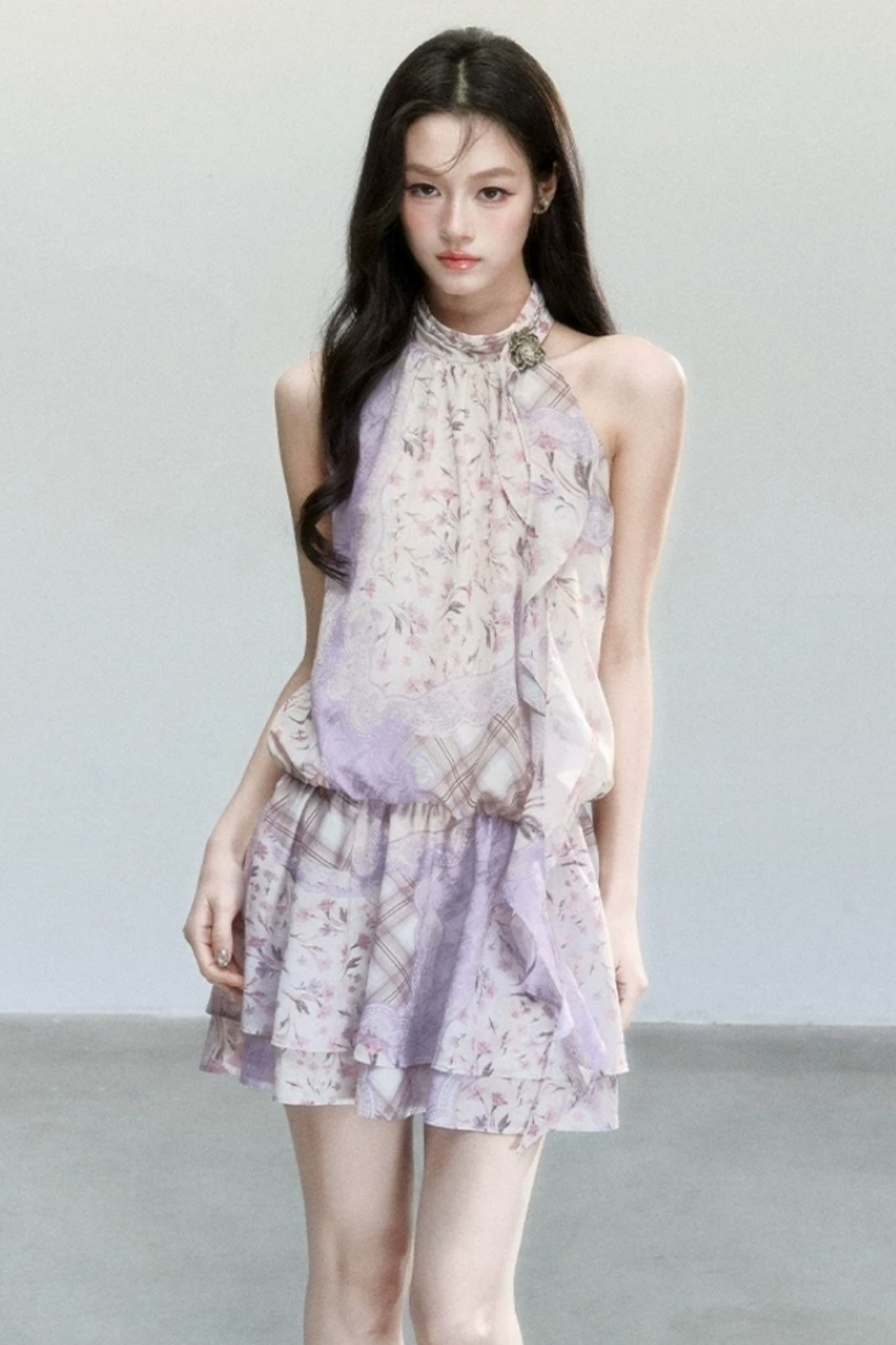 Romantic Retro Floral Dress