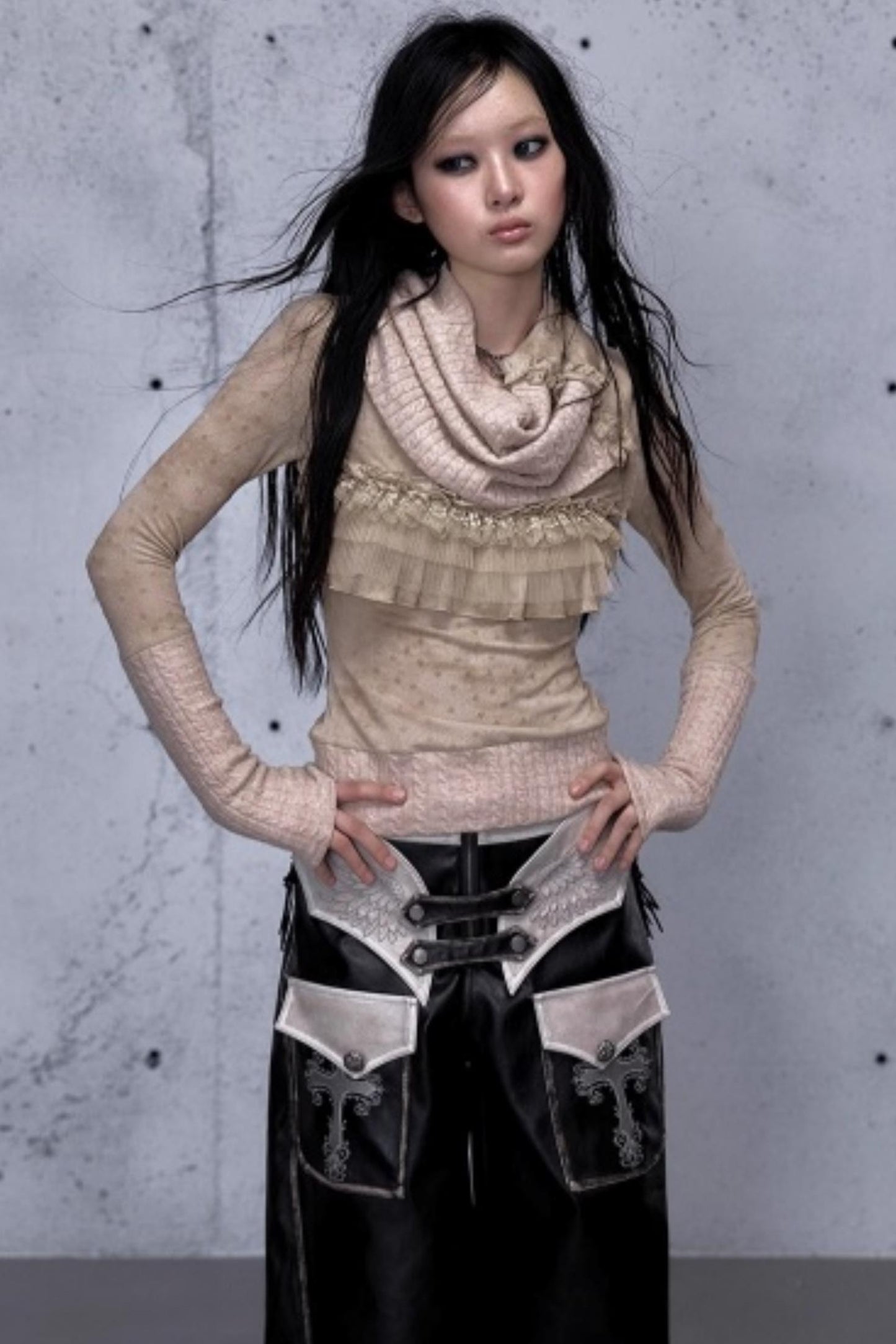 Vintage Retro Wool Knit Sweater