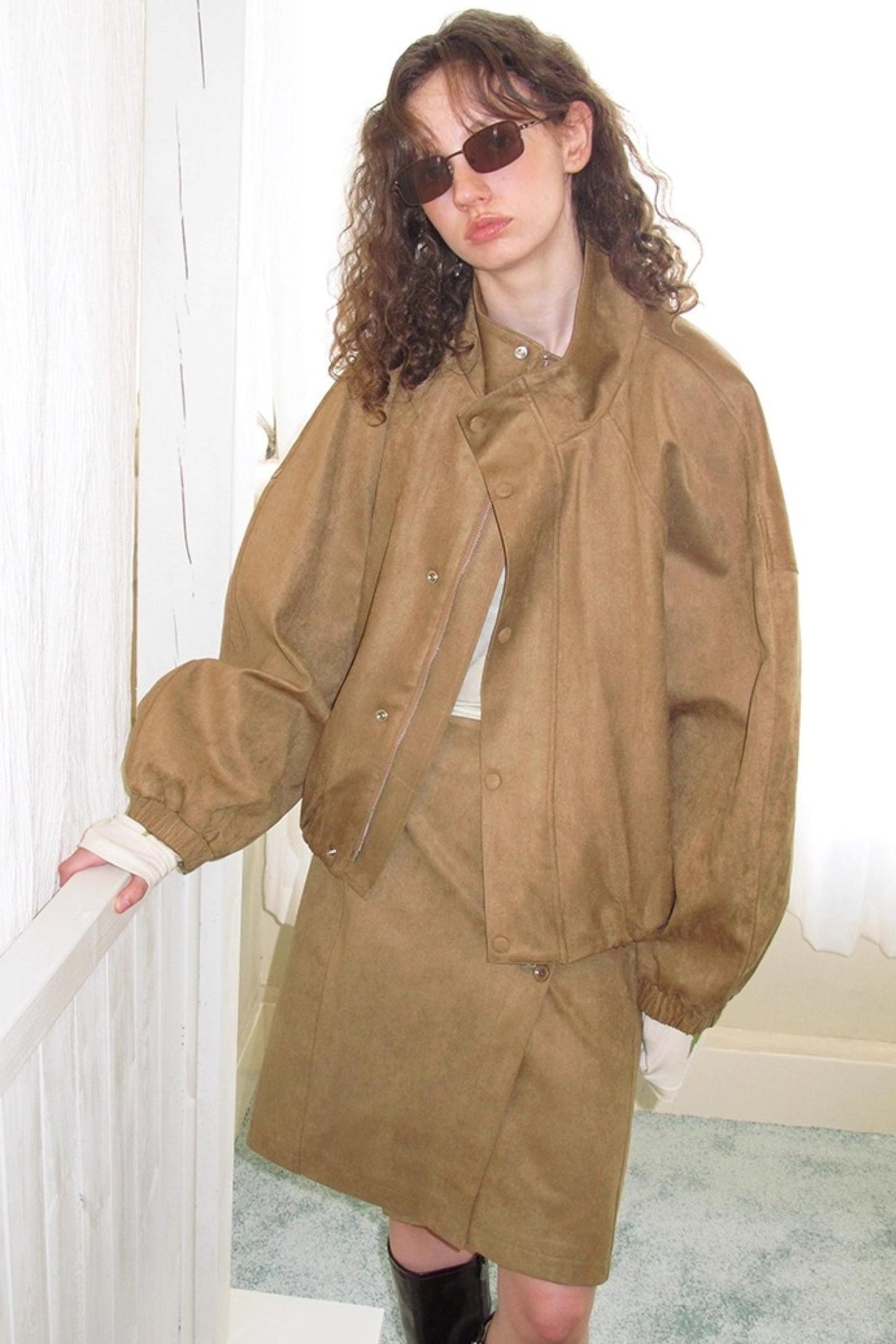 Suede Barcelona Jacket Set-Up