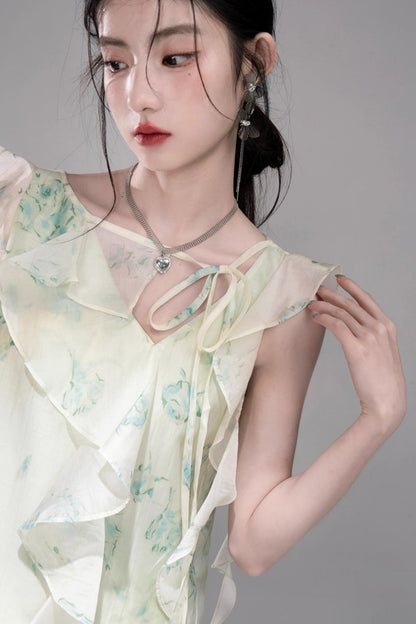 Fluttering Chiffon Shirt
