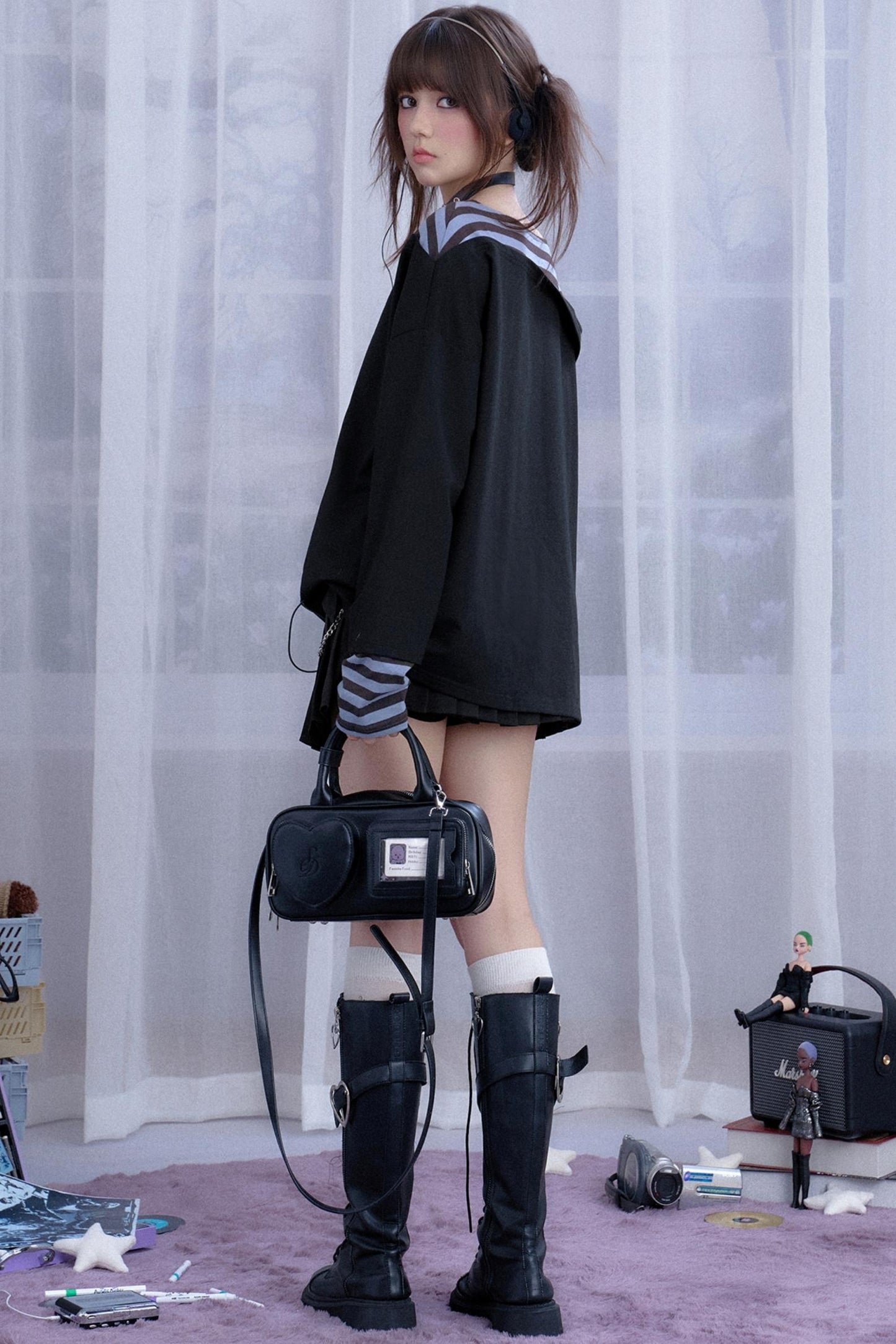 Spirit Striped Long-Sleeved T-Shirt