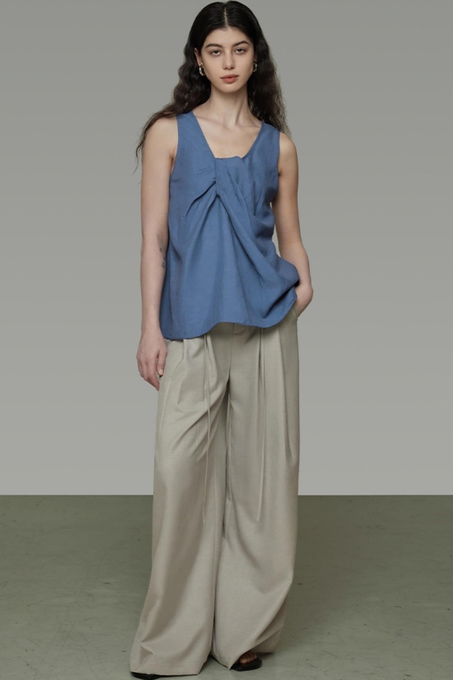 Irregular Sleeveless Vest