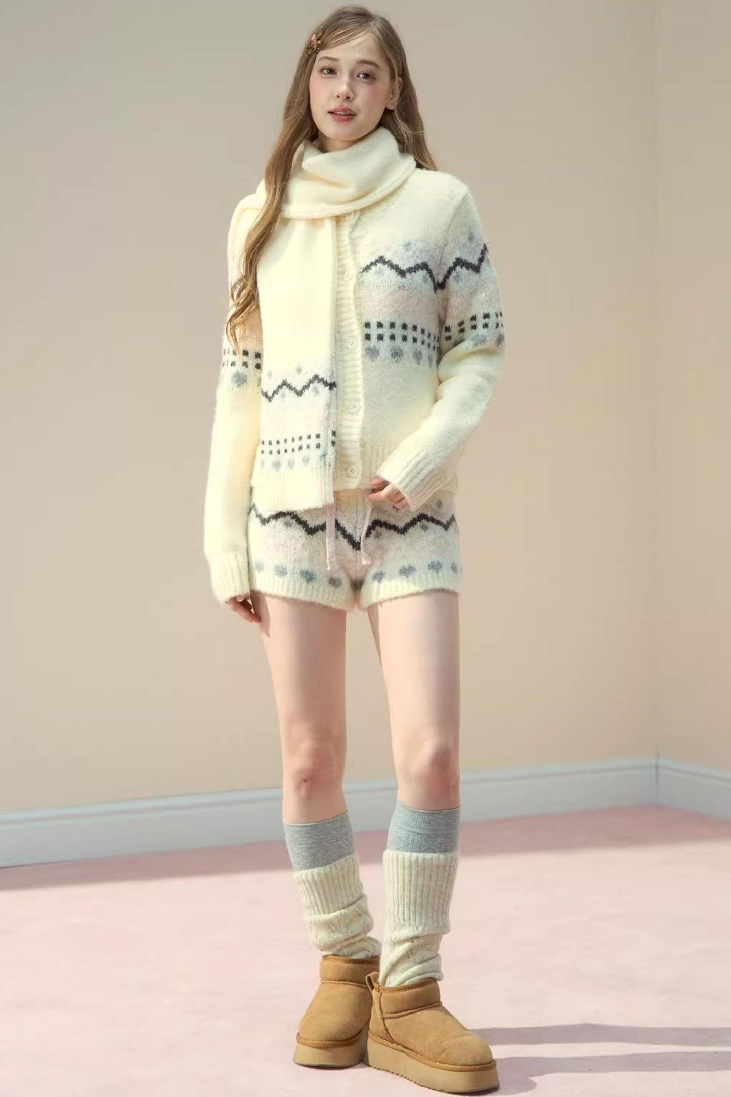 Sunset Knitted Jacket Set-Up