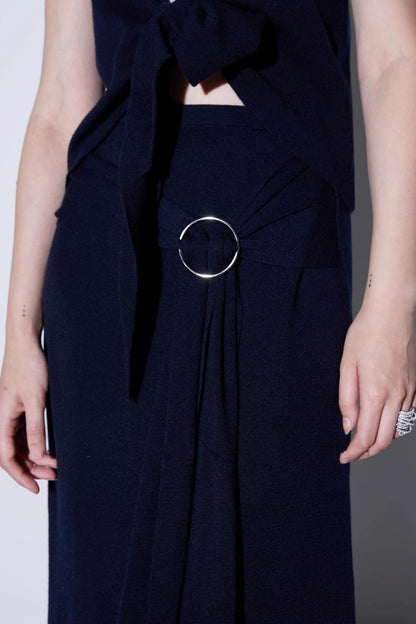 Autumn Basulan V-Neck Vest Set-Up