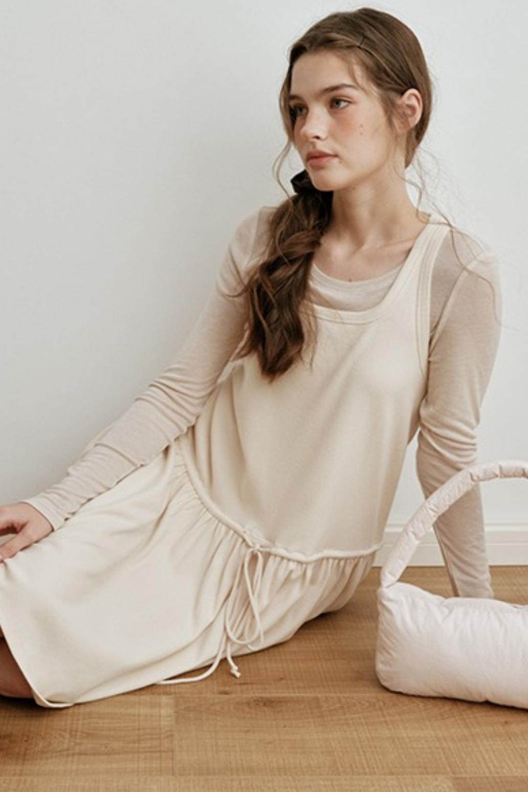 Light Tencel Wool Crew Neck T-Shirt