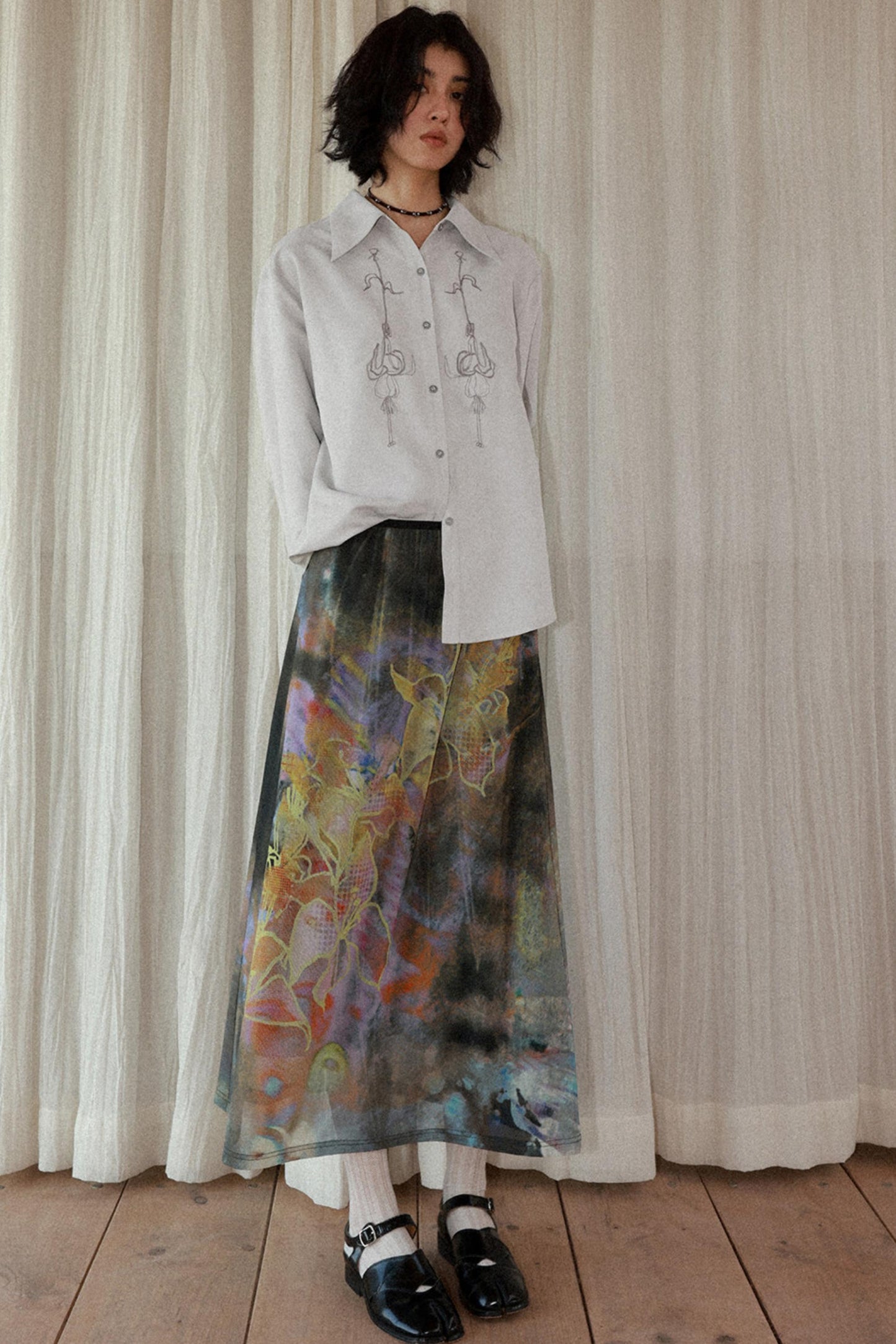 Dawn Dance Mesh Skirt