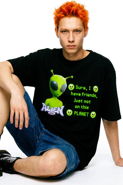 Alien Y2K Street T-Shirt